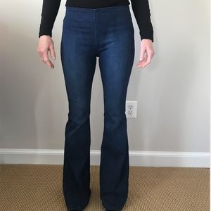 Free People Dark Blue Flare Jeans